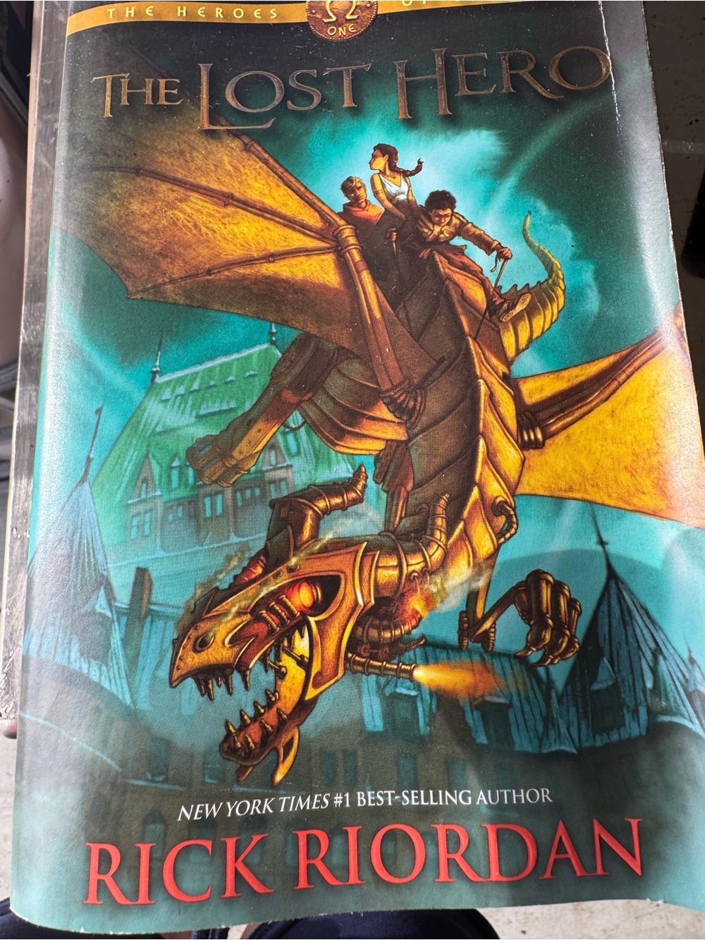 The lost hero rick riordan Paperback Book- Book One